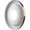 Ekena Millwork PVC Medallion (Canopies up to 5 1/2"), 10"OD x 3 1/2"ID x 1 1/8"P, Metallic Antique Brass CMP10TRCAB - alternate 4